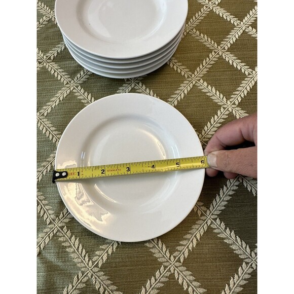 Bread & Butter 6" Plate Gibson WHITE ELEMENTS Dinnerware Pieces Entertaining - Picture 3 of 5